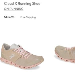 On cloud running shoes ✨